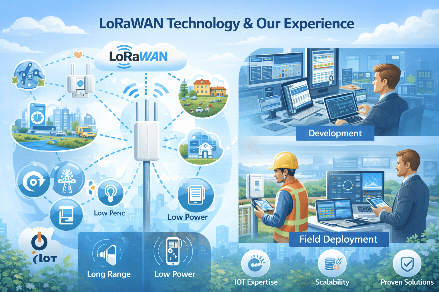 LoRaWAN technology and team expertise